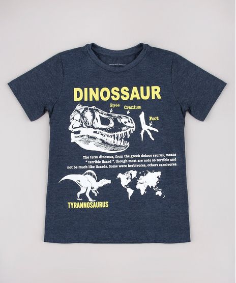 Camiseta-Infantil-Dinossauro-Manga-Curta-Cinza-Mescla-Escuro-9736750-Cinza_Mescla_Escuro_1