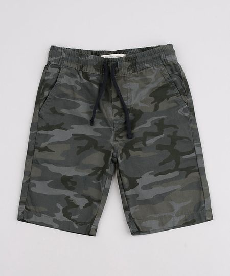 Bermuda-de-Sarja-Infantil-Estampado-Camuflado--Verde-Militar-9761825-Verde_Militar_1