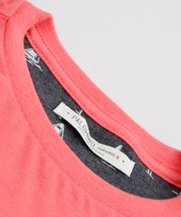Camiseta-Infantil-com-Bolso-Estampado-de-Coqueiro-Manga-Curta-Coral-9827871-Coral_3