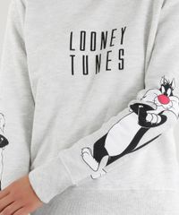 Blusao-em-Moletom--Looney-Tunes--Cinza-Mescla-8594381-Cinza_Mescla_4