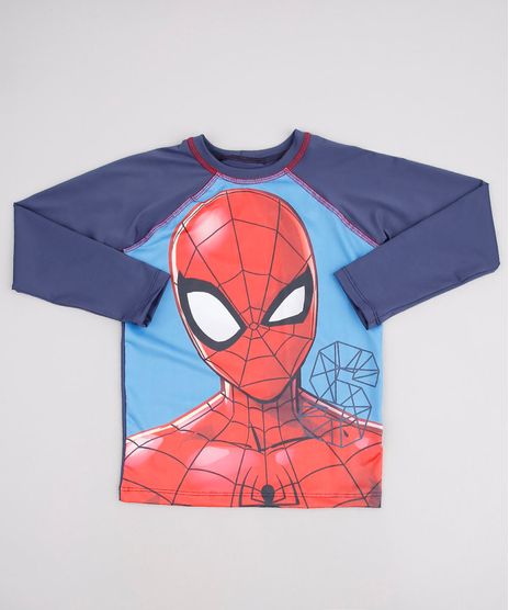 Blusa-de-Praia-Infantil-Homem-Aranha-Raglan-Manga-Longa-Protecao-UV50--Azul-Marinho-9743152-Azul_Marinho_1