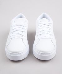 Tenis-Feminino-Oneself-Flatform-com-Recorte-e-Textura-de-Cobra-Branco-9698012-Branco_4