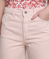 Calca-de-Sarja-Feminina-Pantacourt-Cintura-Super-Alta-Rose-9695003-Rose_4