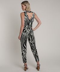 Macacao-Feminino-Estampado-Animal-Print-Zebra-com-Vazado-Sem-Manga-Kaki-Claro-9676642-Kaki_Claro_2