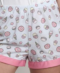 Pijama-Feminino-Gato--Sweet-as-Sweet-Can-Be--com-No-Manga-Curta-Off-White-9638662-Off_White_4