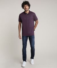 Polo-Masculina-Comfort-Texturizada-Geometrica-Manga-Curta-Roxa-9583331-Roxo_3