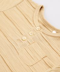 Camiseta-Infantil-Texturizada-com-Bolso-Manga-Curta-Gola-Portuguesa--Bege-9760202-Bege_4