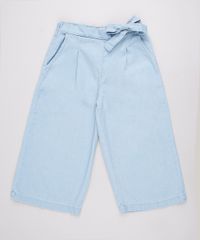 Calca-Jeans-Infantil-Pantalona-com-Laco-e-Bolsos-Azul-Claro-9748593-Azul_Claro_1