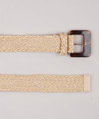 Cinto-Feminino-Trancado-com-Fivela-Bege-9641778-Bege_1