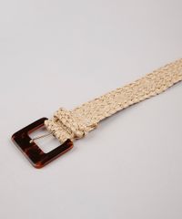 Cinto-Feminino-Trancado-com-Fivela-Bege-9641778-Bege_3