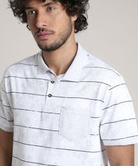 Polo-Masculina-Comfort-Listrada-Floral-com-Bolso-Manga-Curta-Branca-9739202-Branco_4
