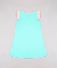 Camisola-Infantil-Ariel-A-Pequena-Sereia-com-Babado-Sem-Manga-Verde-Claro-9751960-Verde_Claro_2