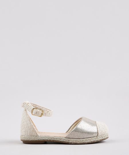 Espadrille-Infantil-com-Lurex-e-Recorte-Bege-9787152-Bege_1