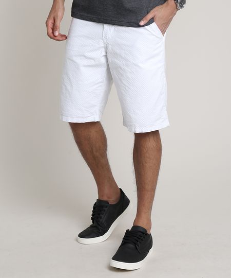 Bermuda-Masculina-Slim-Alfaiatada-Estampada-Mini-Print-Branca-9604837-Branco_1 Bermuda-Masculina-Slim-Alfaiatada-Estampada-Mini-Print-Branca-9604837-Branco_1