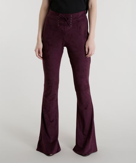 Calca-Flare-em-Suede-Pat-Pat-s-Vinho-8457900-Vinho_1 Calca-Flare-em-Suede-Pat-Pat-s-Vinho-8457900-Vinho_1