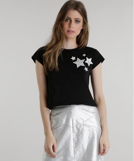 Blusa-Cropped-com-Bordado-de-Estrelas-Pat-Pat-s-Preta-8558264-Preto_1