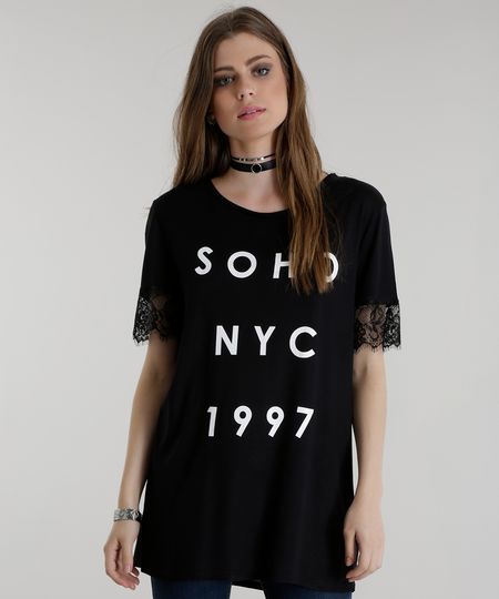 Blusa--SOHO--com-Renda-Preta-8561041-Preto_1 Blusa--SOHO--com-Renda-Preta-8561041-Preto_1