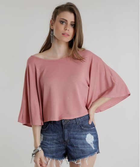 Blusa-Cropped-com-Recorte-Rosa-Claro-8559577-Rosa_Claro_1