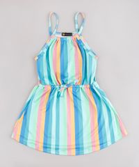 Vestido-Infantil-Blueman-Listrado-Alcas-Finas-Verde-Agua-9777132-Verde_Agua_1