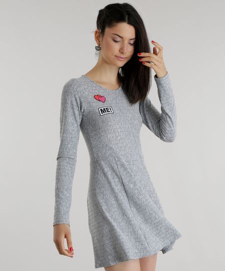 Vestido-com-Patchs-Cinza-Mescla-8559638-Cinza_Mescla_1 Vestido-com-Patchs-Cinza-Mescla-8559638-Cinza_Mescla_1
