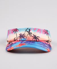 Viseira-Infantil-Blueman-Estampada-Poente-Tropical-Azul-9801167-Azul_1