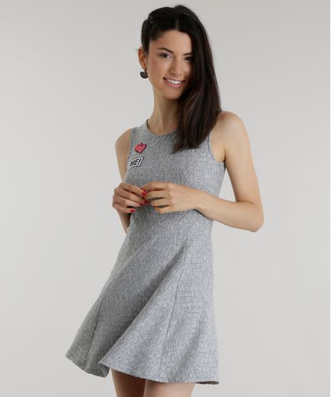 Vestido-com-Patchs-Cinza-Mescla-8559759-Cinza_Mescla_1