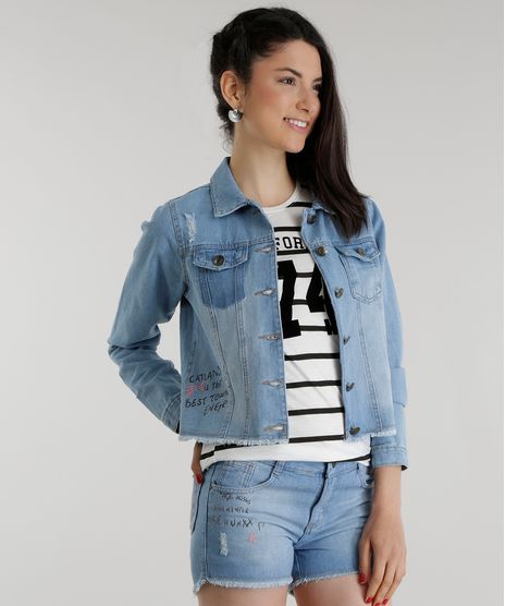 Jaqueta-Jeans--Catland-is-the-best-town-ever--Azul-Claro-8561580-Azul_Claro_1