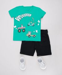 Camiseta-Infantil-com-Estampa-de-Carros-Manga-Curta-Verde-9756696-Verde_3