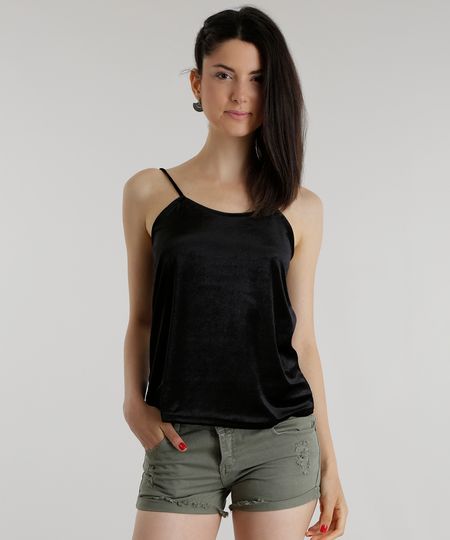 Regata-em-Veludo-Preta-8557646-Preto_1 Regata-em-Veludo-Preta-8557646-Preto_1