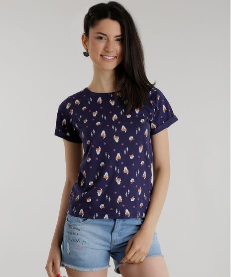 Blusa-Estampada-de-Raposas-Azul-Marinho-8550848-Azul_Marinho_1