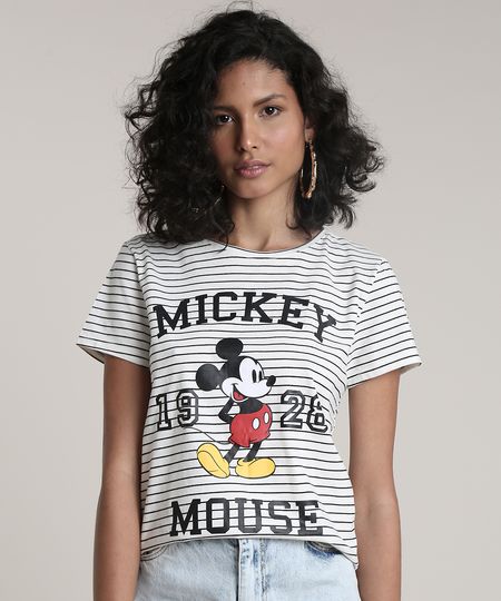Blusa-Feminina-Listrada-Mickey-Mouse-Manga-Curta-Decote-Redondo-Off-White-9238961-Off_White_1 Blusa-Feminina-Listrada-Mickey-Mouse-Manga-Curta-Decote-Redondo-Off-White-9238961-Off_White_1