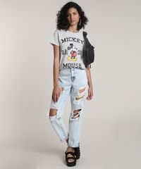 Blusa-Feminina-Listrada-Mickey-Mouse-Manga-Curta-Decote-Redondo-Off-White-9238961-Off_White_3