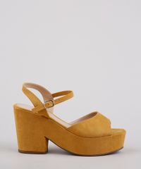 Sandalia-Feminina-Oneself-Plataforma-em-Suede-Mostarda-9808715-Mostarda_1