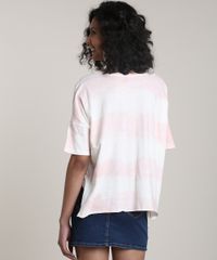 Blusa-Feminina--Visionary--Tie-Dye-com-Amarracao-Manga-Curta-Decote-Redondo-Rosa-9700048-Rosa_2