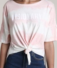 Blusa-Feminina--Visionary--Tie-Dye-com-Amarracao-Manga-Curta-Decote-Redondo-Rosa-9700048-Rosa_4