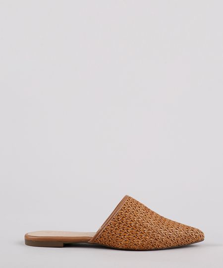 Mule-Feminino-Via-Uno-Bico-Fino-Texturizado-Caramelo-9685835-Caramelo_1