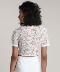 Top-Cropped-Feminino-em-Renda-com-Amarracao-Manga-Curta-Decote-V-Off-White-9623011-Off_White_2