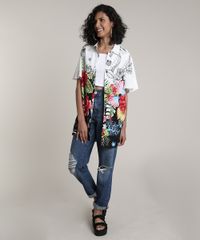 Camisa-Feminina-Ampla-Alongada-Estampada-Floral-Tropical-Manga-Curta--Off-White-9672422-Off_White_3