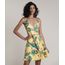 Vestido-Feminino-Curto-Evase-Estampado-de-Folhagem-Alcas-Medias-Amarelo-9708588-Amarelo_1
