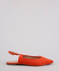 Sapatilha-Feminina-Via-Uno-Aberta-Bico-Fino-em-Suede-com-Tiras-Laranja-9811219-Laranja_1