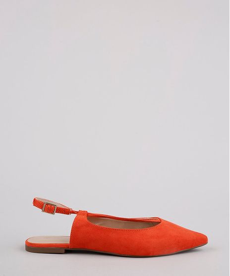 Sapatilha-Feminina-Via-Uno-Aberta-Bico-Fino-em-Suede-com-Tiras-Laranja-9811219-Laranja_1