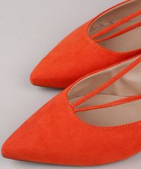 Sapatilha-Feminina-Via-Uno-Aberta-Bico-Fino-em-Suede-com-Tiras-Laranja-9811219-Laranja_2