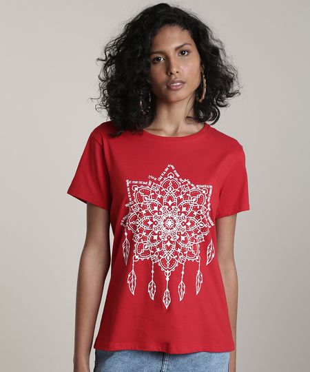 Blusa-Feminina-Mandala-Manga-Curta-Decote-Redondo-Vermelho-9706029-Vermelho_1 Blusa-Feminina-Mandala-Manga-Curta-Decote-Redondo-Vermelho-9706029-Vermelho_1