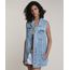 Colete-Jeans-Feminino-Alongado-Azul-Medio-9758587-Azul_Medio_1