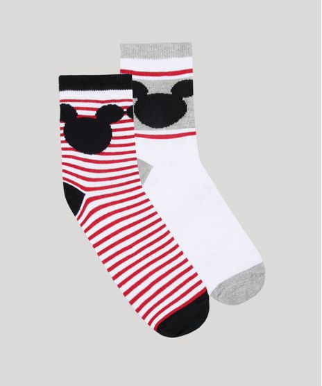 Kit-de-2-Meias-Femininas-Mickey-Cano-Alto-Multicor-9743077-Multicor_1
