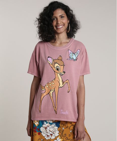 Blusa-Feminina-Bambi-Manga-Curta-Decote-Redondo-Rosa-Escuro-9591794-Rosa_Escuro_1