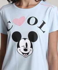 Pijama-Feminino-Mickey--Cool--Manga-Curta-Azul-Claro-9610506-Azul_Claro_4