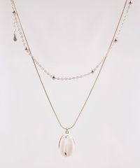Kit-de-Gargantilha-Choker---Colar-Folheados-com-Pingente-de-Buzio-Dourado-9377179-Dourado_1