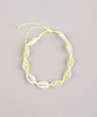 Pulseira-Feminina-com-Buzios-Amarelo-Neon-9662427-Amarelo_Neon_1