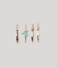 Kit-de-4-Aneis-Femininos-com-Pedra-de-Coracao-Dourado-9662431-Dourado_3